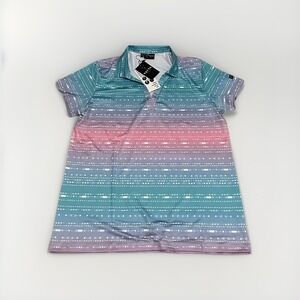 Yatta Golf Womens Athletic Fit Golf Polo NWT Performance Moisture Wicking Top XL